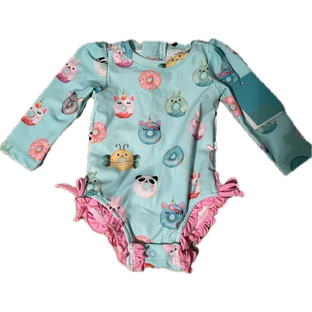 Posh Peanut Baby Donut Swimsuit- 3/6 months